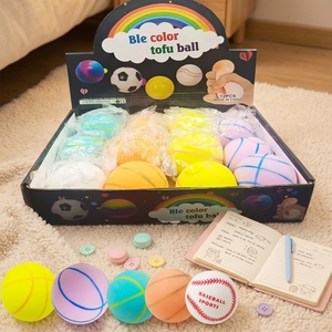 Corporate Custom Relief Fidget Toy <b>Ball</b> Billiards Baseball Basketball Rugby Shape Squishy Soft <b>Squeeze</b> <b>Ball</b> with Custom Logo - Product Image 3
