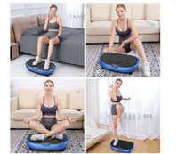 Appareil d'exercice électrique portable, plateforme vibrante pour le corps entier, pour le sport, la salle de sport, la perte de poids, brûleur de graisse