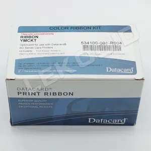 Datacard-Cinta de Color 534100-001-R004 YMCKT para impresora de tarjetas de pvc, datacard SD160