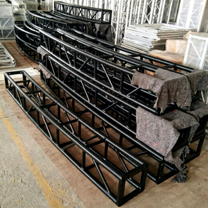 Structure de toit en alliage d'aluminium noire, structure d'éclairage avec connexion par raccordement pour éclairages de scène - Product Image 1