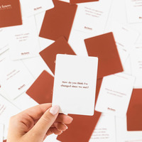 Jeu de cartes de couple conversationnel Cartes à jouer de couple personnalisées pour adultes Cartes de fête