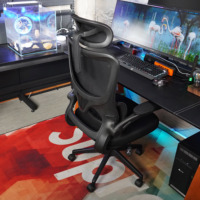 Haute qualité pivotant réglable Commercial tournant ordinateur tournant patron travail à domicile tissu ergonomique chaise de bureau luxe