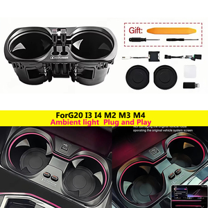Autowellus โคมไฟ LED ยึดถ้วยรุ่น2/3/4ชุด G20 I3 I4 M4 M3 M2 12V 10W ต้นฉบับ11สีโดยรอบไฟมินิมัลติฟังก์ชัน - Product Image 1