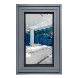 Nhôm bền khung đôi kính cửa sổ cách âm phòng ngủ bên ngoài ban công nhà thép không gỉ ngang - Product Image 2