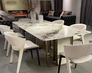 Tmz giá bán buôn Pandora Trắng phiến đá cẩm thạch patagonia phiến đá cẩm thạch gạch tự nhiên sang trọng đá Brazil Pandora đá cẩm thạch - Product Image 6