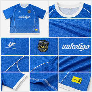 Maillots de football surdimensionnés, design personnalisé, broderie, shorts amples, t-shirt de football rétro - Product Image 4