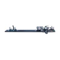 Machine de réparation de queues de billard et de snooker à vitesse variable avec rail de déplacement et double mandrin