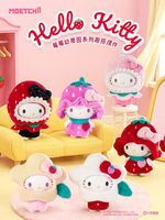 Lot de 16 boîtes en gros MOETCH Sanrios Hello Kitty Série Fraise Maternelle Figurines Wobble Boîte Mystère Jouets de Collection Pendentifs