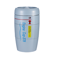 Taza de aviación personalizada novedosa de China, ventosa en forma de motor de aire, Taza Sin caída de acero inoxidable de 12oz