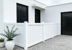Pannello per Recinzione in PVC WPC, Stile Ranch, Bianco, per Giardino, Cortile, Fattoria, Resistente ai Raggi UV e alle Intemperie, UPVC con Garanzia di 10 Anni - Product Image 2