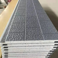 Panneau sandwich en aluminium pur et polyuréthane, installation facile, isolation de toiture, résistant aux intempéries, ignifuge, design moderne