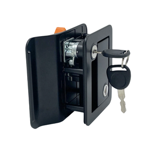 Serrure et poignée de porte extérieure en métal pour camping-car avec 2 clés pour <span class=keywords><strong>caravane</strong></span>, remorque, camion – Serrures de sécurité extérieures - Product Image 4