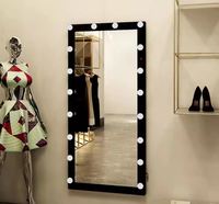 China Factory's Full-Length Home Bathroom Dressing Mirror 3mm-4mm Cosmetic Aluminum Float Glass Decorative Art Bath Mirrors