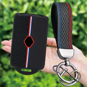 Étui de protection pour clé de voiture <span class=keywords><strong>Renault</strong></span> Koleos Captur Megane Clio Scenic Talisman <span class=keywords><strong>Arkana</strong></span> et Dacia Sandero - Accessoires - Product Image 3