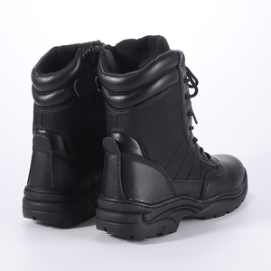 SFB52 721Leather Black Waterproof Ankle <b>Boot</b> <b>Hiking</b> <b>Boots</b> Men Summer Travel Outdoor Training Rubber Outsole - Product Image 4