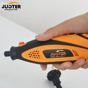 JUSTER factory-taladro eléctrico de mano con mango de dos colores, herramienta rotativa de bricolaje, con tubo de eje flexible, regulador de velocidad, 35W