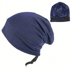 Bonnets en satin style Europe-Amérique, personnalisables avec logo, ajustables, élastiques, bonnets de créateur - Product Image 6