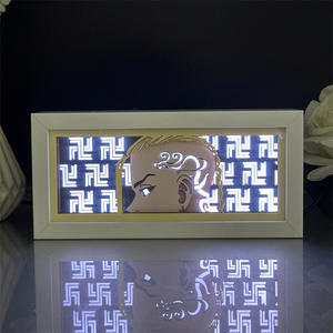Anime Gaming Room Decor <span class=keywords><strong>Tokyo</strong></span> <span class=keywords><strong>Manji</strong></span> Mikey Sano y Draken 3D Paper Art Lamp LED Night Light Collectible - Product Image 2
