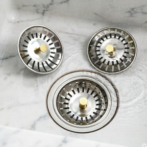 Kitchen <b>sink</b> drain cover accessories, <b>sink</b> filter screen, anti-clogging sub-<b>sink</b> <b>plug</b> drainer - Product Image 1