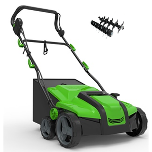 VERTAK dethatcher aérateur de pelouse machine électrique jardin haute qualité <span class=keywords><strong>tondeuse</strong></span> <span class=keywords><strong>scarificateur</strong></span> avec 5 profondeurs de travail - Product Image 5