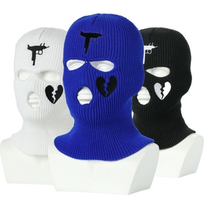 Gorro de Invierno Ecológico de Acrílico RPET, Personalizado con Bordado Jacquard, Tipo Balaclava, para Esquí, Cálido, con Máscara Facial Completa - Product Image 5