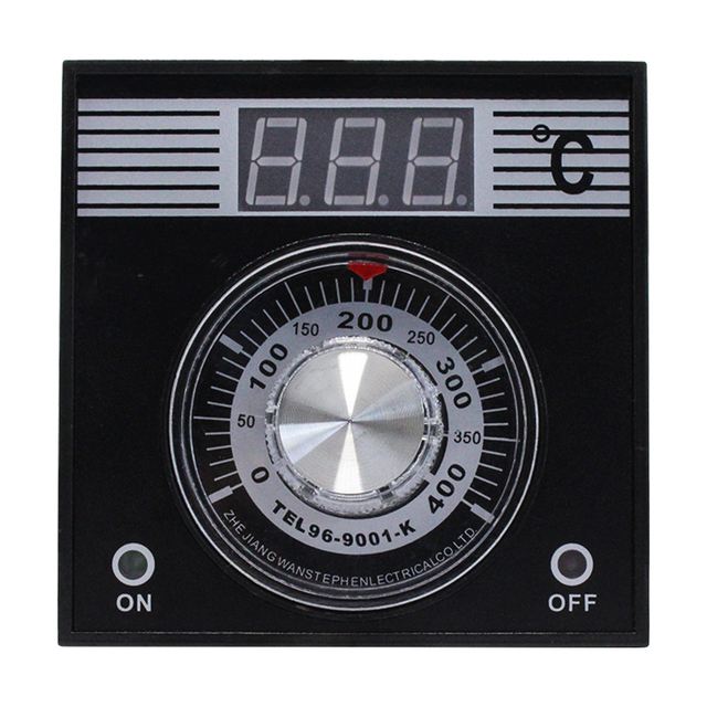 TEL96-9001 Digital Dial Thermostat Oven Temperature Controller IP43 Protection 0.1C Resolution Indoor Use Plastic Material New