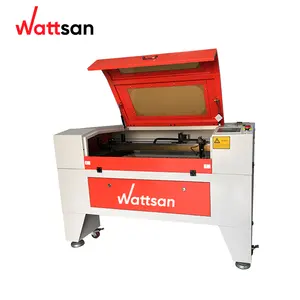 Wattsan 6090 ST 600*900mm 80W 100W CO2 CNC 레이저 조각사 기계 절단 가죽 합판 플라스틱