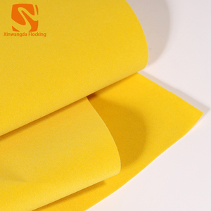 Kain bulu domba, enkripsi tebal kembali lem kain bulu domba, dasar latar belakang kain bahan dasar di dalam kotak hadiah - Product Image 1