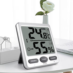 1 + 7 canal sem fio termômetro digital higrômetro interior e exterior 8-Channel dispositivo plástico - Product Image 5