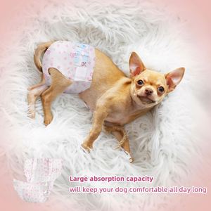 Coussinets absorbants économiques pour animaux de compagnie, taille XS, pour animaux femelles, pour l'incontinence - Product Image 3