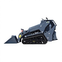 Mini-chargeuse sur chenilles certifiée EPA avec moteur Kubota, puissance de 17,2 kW et garantie d'un an pour la construction agricole
