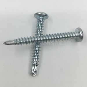 M4.8 Round Head Phillips Self-Drilling Screw Galvanized Iron Sheet Metal Tapping Screw Right Hand Metric Class 4.8 - Product Image 5