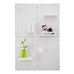 Pannello Metallico Forato, <span class=keywords><strong>Griglia</strong></span> Resistente per Organizzazione e Stoccaggio in Garage, Officina e Casa - Product Image 5