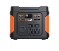 Nouvelle station d'alimentation portable haute capacité 300Wh 2023 avec double prise USB, charge rapide multifonctionnelle pour utilisation en extérieur