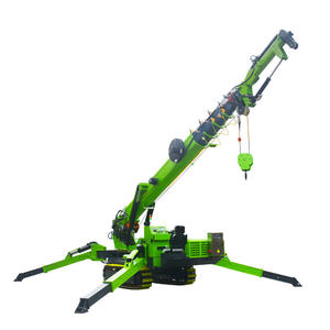 Changsheng <b>Spider</b> Crane Indoor Small Oil Electricity Dual-Use Wireless <b>Remote</b> <b>Control</b> Hydraulic Telescopic Crawler 1.5T Lifting - Product Image 1