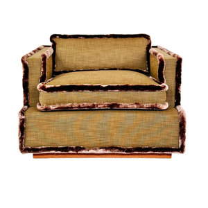 Poltrona da Salotto in Stile Smoking di Lusso, Sedia da Conversazione <span class=keywords><strong>per</strong></span> Camere d'Albergo a 5 Stelle e Divano da Reception in Vendita - Product Image 2
