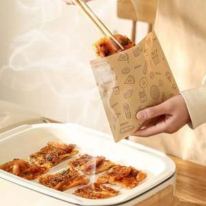 Sac en papier kraft pour beignets KM, prix raisonnable, personnalisable, emballage alimentaire pour sandwich ou hamburger - Product Image 3