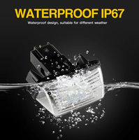 Eclairage de plaque d'immatriculation à LED pour Citroën C3 C4 C5 Berlingo Saxo Xsara Picasso Pour Peugeot 206 207 306 307 308 5008