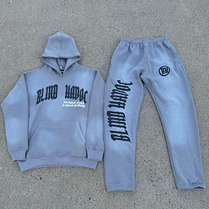 ชุดวอร์มผ้ายืดทรงโอเวอร์ไซส์สำหรับผู้ชาย - Product Image 6