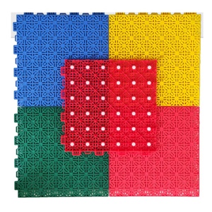 Outdoor Playground Suspended Assembled Plastic Flooring <b>Tiles</b> Durable and Weather Resistant - Product Image 4