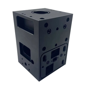 Piezas Metálicas CNC Personalizadas de Fábrica, Anodizadas en Negro, Caja de Cavidades Multicanal, Dispositivo de Automatización, Centro de Mecanizado CNC de Aluminio - Product Image 6