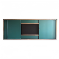 Tableau d'enseignement scolaire pour tableau interactif intelligent de 75/86/98 pouces tableau magnétique coulissant push-pull
