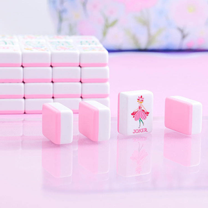 En stock, articles de <span class=keywords><strong>plage</strong></span>, nouveau mini jeu de mahjong de voyage gravé de luxe, 160 tuiles, édition américaine - Product Image 5