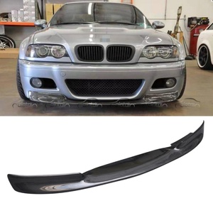 Carbon Fiber Chin Spoiler Rocker Winglet <b>Splitter</b> for BMW E46 M3 CSL Front Lip Bumper Chin Lip 2001+ - Product Image 4