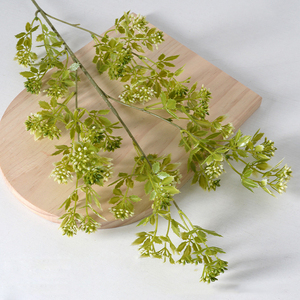 Forêt de fleurs simulées Salle de mariage Matériel de fleurs Arrangement de fleurs de mariage Mise en scène Faux bouquet Feuilles de plantes vertes - Product Image 4