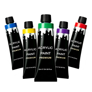 Juego de <span class=keywords><strong>Pintura</strong></span> Acrílica de 12 Colores, 12 ml, en Tubos de Aluminio con Caja de Colores, para Aprendizaje Artístico y Uso Principiante, Resistente al Agua y Fácil de Limpiar - Product Image 5