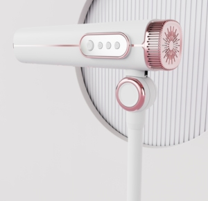 Secador de Pelo Vertical BLDC Manos Libres Lazy Hands Free, Color Rosa, con Iones Negativos, Profesional, para Salón, 110000 RPM - Product Image 6