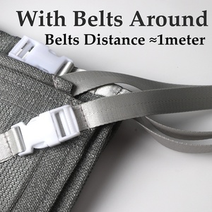 TewangoアンチUVHDPEサンシェードセイルガゼボキャノピーオーニングパーゴラ通気性キャノピーサンシェードネットベルト付き - Product Image 5