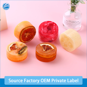 OEM Soaps Customized High Quality Organic Transparent Handmade <b>Loofah</b> Soap Travel-friendly Whitening Moisturize Hydrate Brighten - Product Image 4