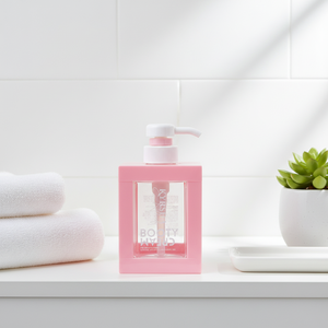 350ml 500ml Vide Rectangle En Plastique Lotion Bouteille Pompe Logo Impression Distributeur De Savon Pour Les Mains pour <span class=keywords><strong>Gel</strong></span> Douche Cosmétique Shampooing - Product Image 1